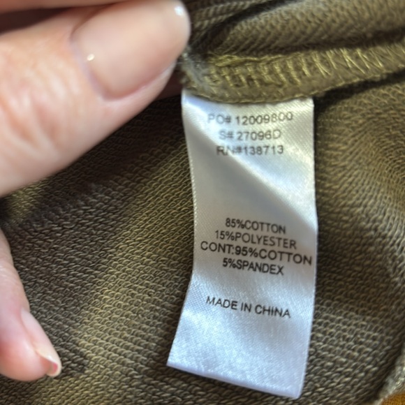 Doe & Rae Dark Olive Long Sleeve Dress - Picture 7 of 7